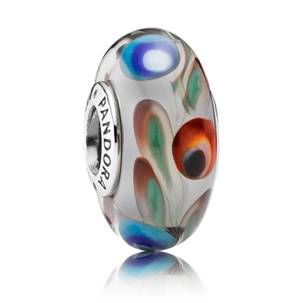 Authentic Pandora Retired ‘Folklore’ Murano Glass S925 Ale Charm HTF